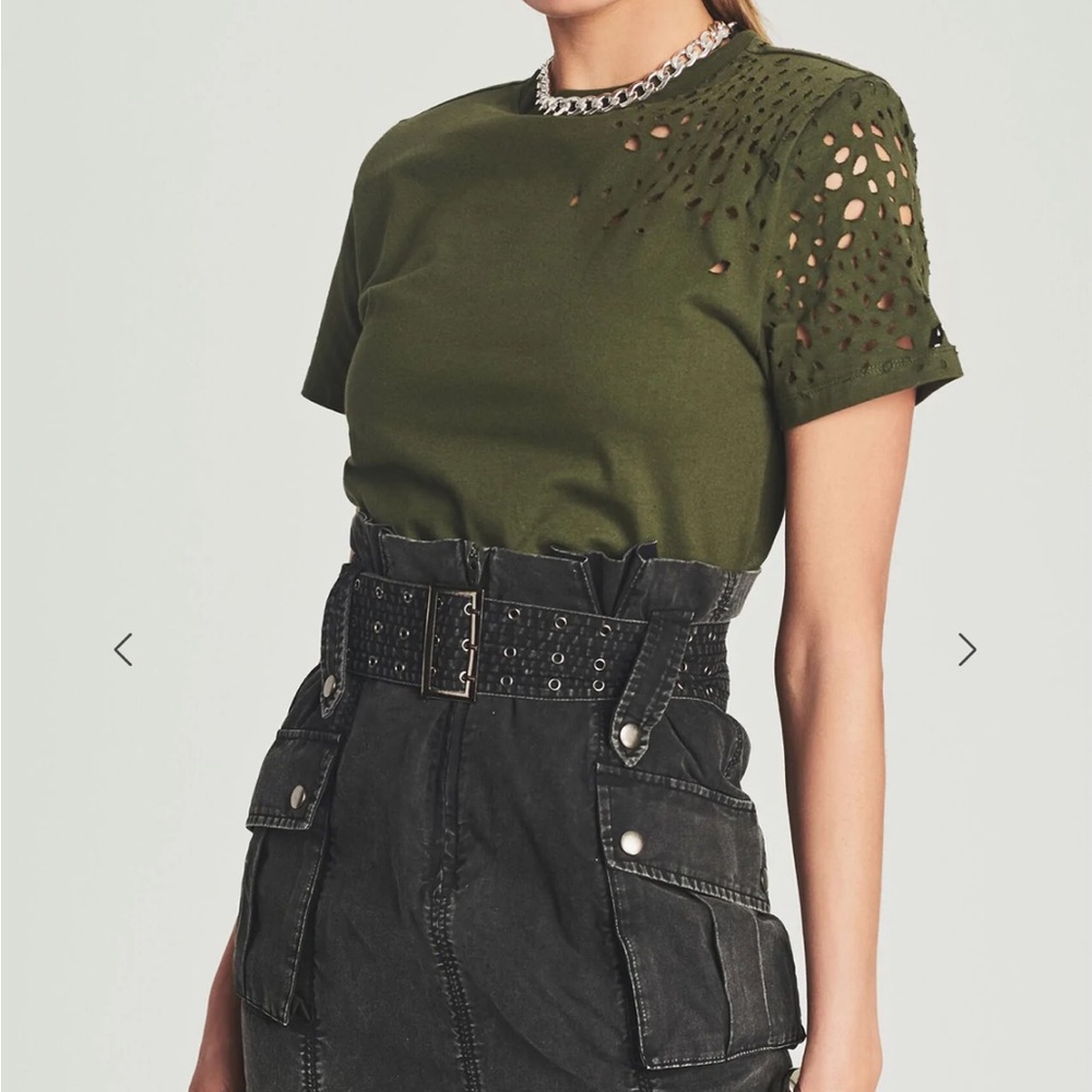 SER.O.YA Distressed Caroline T-Shirt